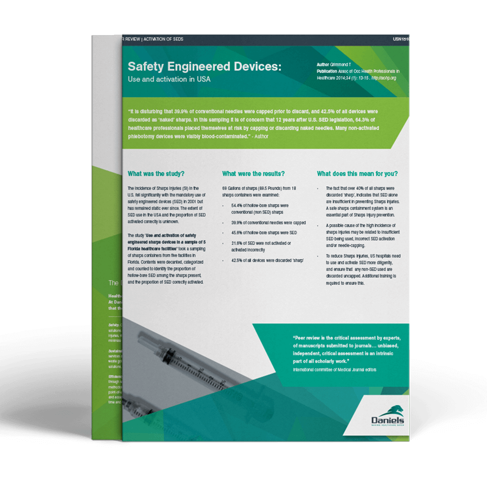 PR Study Safety Engineered Devices (USA) Daniels Health