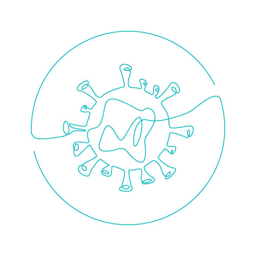 Circle ShapingFuture InfectionPrevention USA LineBacteria