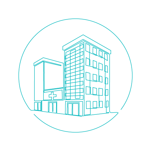 Circle ShapingFuture Onboarding USA LineHospital Border